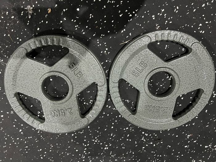 2 x 2.5kg Olympic Weight Plates - Gym Equipment