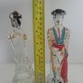 Vintage Nogueras Comas Figural Brandy Bottles Matador & LadyBarcelona Spain Image 7
