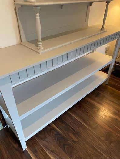 Solid wood side board