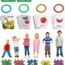 80Pcs/Box Preschool Educational Flash Cards, Toddler Learning Flash Cards Double Sided, Include Fruits Vegetables Body Parts Animal Flash Cards for Kids, Toddlers Image 4