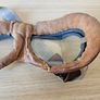Vintage style leather aviator goggles Image 5