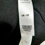Black dress UK 22 BNWT Image 6