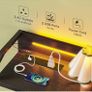 Black Chest of Drawers Bedroom, with LED Light trip with 10 Adjustable Colors Image 6