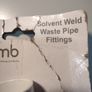 Solvent Weld Waste pipe fitting Sewer Waste Valve Valve Handle Tube Drain Pipe Adapter Free inspection Image 2