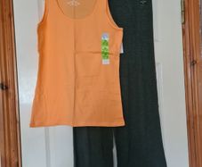 Women's Vest Top & Bottoms Loungewear - Sislze 12/14