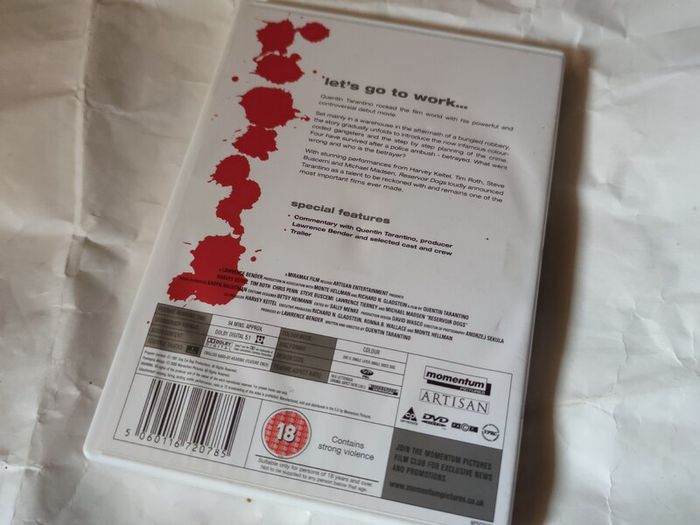Reservoir Dogs Dvd