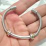 Sterling silver Mexican Bangle bracelet Image 5