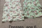 Dresses, age 6 to 8