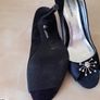 black heels 6 peep toe Image 4