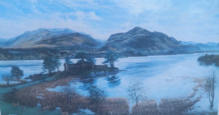 Framed print of Killarney lakes from Lake Hotel, D18