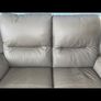 Grey Leather Recliner Sofa Image 3