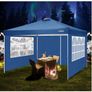 3 x 3 m Waterproof Popup Flat Gazebo with 4 Side Panels Image 5