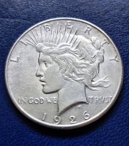 1926 United States 1 Silver Peace Dollar coin