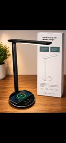 LED Desk Lamp With Wireless Charger  Touch Control