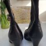 MISS SIXTY black leather ankle boots Sz 40 (Fit 7-7.5) Image 6