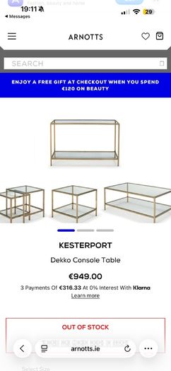Kesterport Dekko Console Table