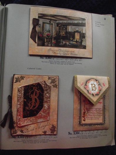 1936 Greeting card and Calendar sample book - The Royal Art Private Christmas Greeting Cards