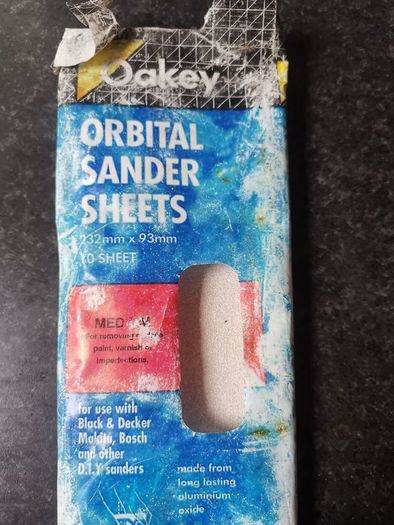 Oakley Orbital sander sheets x7 medium
