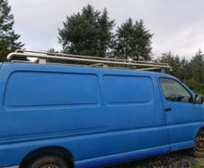 toyota hiace roof rack and towbars