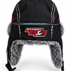 Snap On Tools Mens Legend Trapper Deerstalker Hat Black Choko Grey - NEW