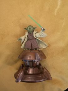 Star Wars Attack of the Clones Basic 2002 Collection 1 Yoda Action Figure #33 [Jedi Master]