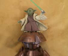 Star Wars Attack of the Clones Basic 2002 Collection 1 Yoda Action Figure #33 [Jedi Master]
