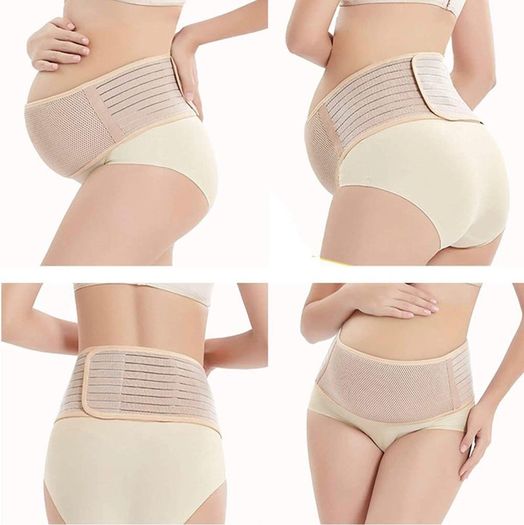Recommended Maternity Belt - Care Breathable Abdomen Support and Pelvic Support - Comfortable Belly Band for Pregnancy - Prenatal Cradle for Baby - One Size