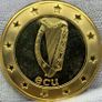 Ireland 1995 pattern proof ecu coin colorised cat Image 4