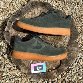 Olive Suede Nike Air Force 1 Low Gum