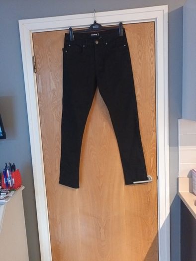 Firetrap Black Jeans.  Size - 32R.   B.N.W.T.