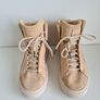 Puma boots trainers sneakers beige creamy size 4.5 EU 37.5 high Image 2