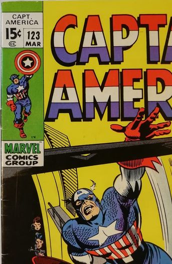 Captain America Vol 1 #123 1st Suprema Appearance Bronze Age (1970)