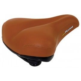 Elastomer Brown Leatherette Saddle