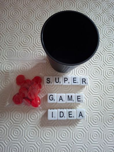 Board Game Letter Dice