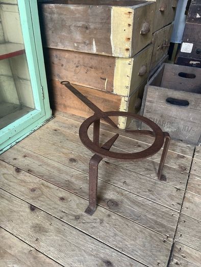 Antique Cast Iron Fire Trivet