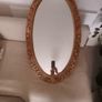 Large Oval Gilt Framed Mirror Image 4