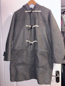 Grey Duffle Coat Size Small