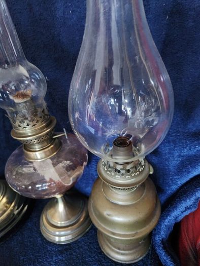 Vintage oil lamps