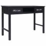 Console Table Black 110x45x76 cm Wood Image 3