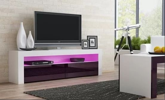 LED Light TV Stand Living Room Furniture