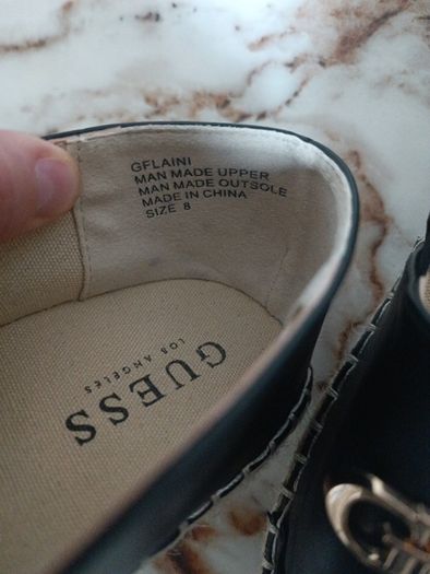Designer Guess espadrilles loafers slip on flats shoes UK 5.5-6 as new
