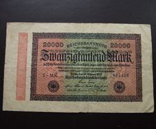 Germany. Reichsbanknote. 20,000 Mark (20.2.1923)