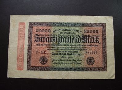Germany. Reichsbanknote. 20,000 Mark (20.2.1923)