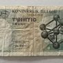 Belgium 20 Francs 1964 Banknote Image 2