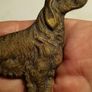 Early 20th Century Brass Retriever Dog Image 4