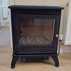 De Vielle Electric Stove Black