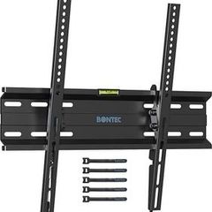 Ultra Slim TV Wall Bracket Mount for 23-60 inchs LCD LED TVs, Low Profile Tilt TV Wall Mount up to VESA 400x400mm, 50 inch tv wall bracket