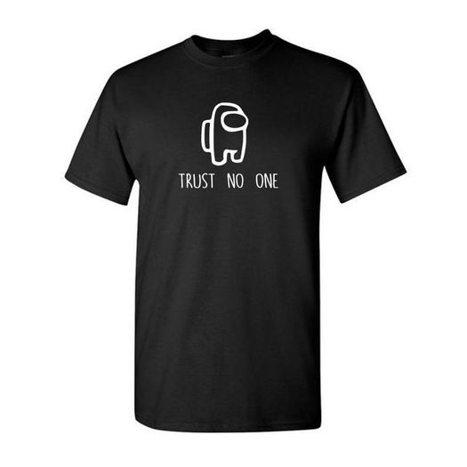 Adult and kids sizes Trust No One T-shirt Among Us Gift Gamer Tee
