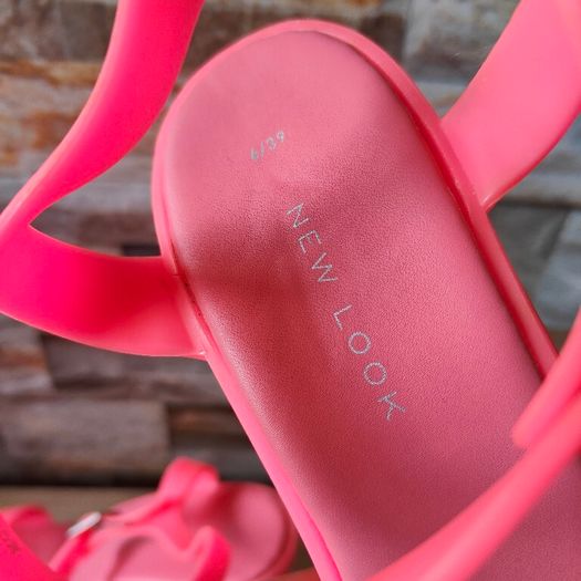 Pink Wedges, size 39 NEW LOOK