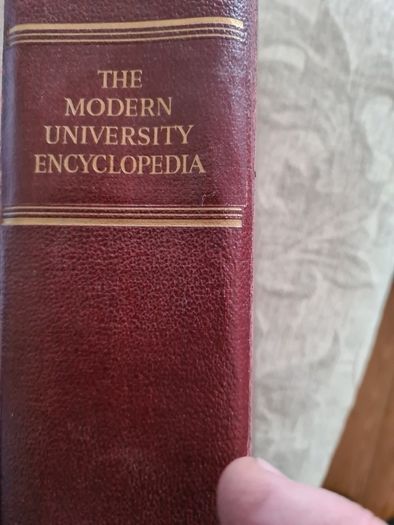 The Modern University Encyclopaedia  1957 LARGE VOLUME BOOK.